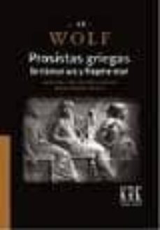 prosistas griegas-johan christian wolf-9788483673386