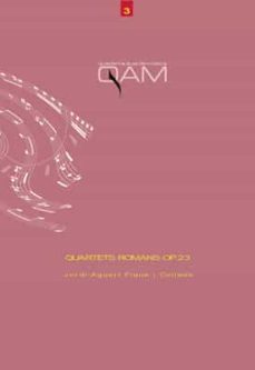 quartets romans op. 23-jordi agusti pique-9788484099086