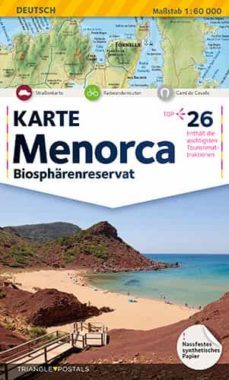 mapa menorca (1:60000) (aleman)-9788484780786