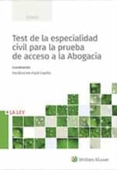test de la especialidad civil para la prueba de acceso a la abogacia-9788490208786