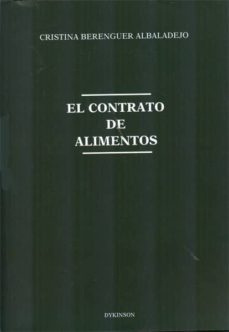 el contrato de alimentos-cristina berenguer albaladejo-9788490311486