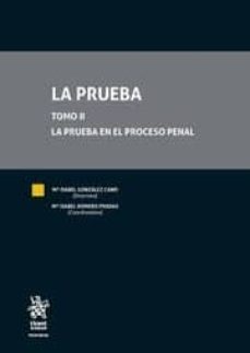 la prueba tomo ii. la prueba en el proceso penal-9788491438786