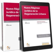 nuevo regimen juridico de la regeneracion urbana-jorge hervas mas-9788491521686