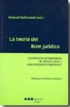 la teoria del bien juridico : ¿ fundamento de legitimacion del de recho penal o juego de abalorios dogmatico ?-roland hefendehl-9788497683586
