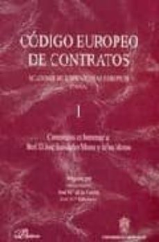 codigo europeo de contratos (2 vols.)-carlos vattier fuenzalida-9788497722186