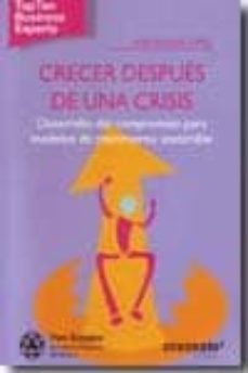 crecer despues de una crisis: desarrollo de compromiso para model os de crecimiento sostenible-9788499033686
