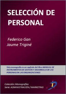 seleccion de personal (ebook)-federico gan-jaume trigine-9788499694986