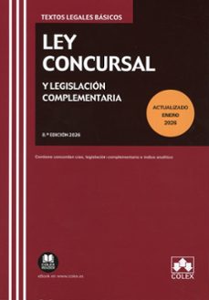ley concursal y legislacion complementaria. 2026-9791370115586