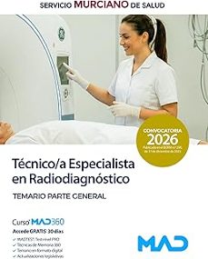 técnico/a especialista en radiodiagnóstico del servicio murciano de salud (sms). temario parte general.-9791370284886