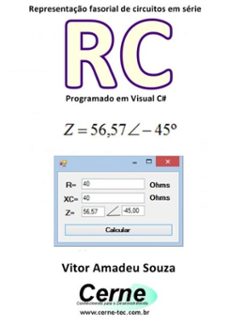 representação fasorial de circuitos em série rc programado em visual c# (ebook)-vitor amadeu souza-3410002278296