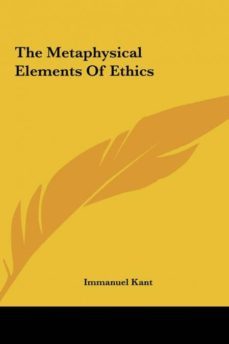 the metaphysical elements of ethics-9781161470796