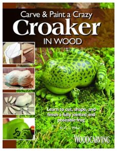 carve &amp; paint a crazy croaker in wood (ebook)-d. l. miller-9781607658696