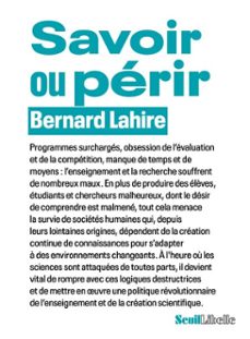 savoir ou perir (ebook)-bernard lahire-9782021588996