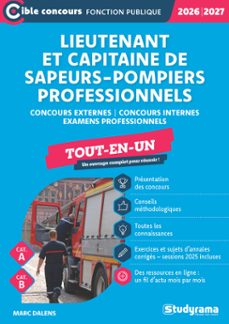 lieutenant et capitaine de sapeurs-pompiers professionnels - tout-en-un - categories a et b - concours 2026-2027 (ebook)-9782759058396