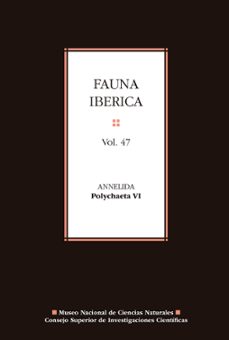 fauna iberica. vol. 47, annelida-diego cepeda-9788400110796