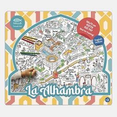 la alhambra - mapa ¡descubrela, pintala y gozala!-9788410127296