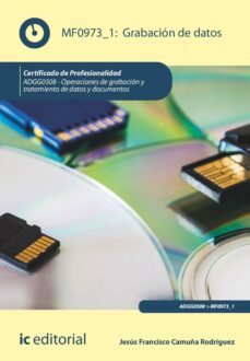 grabacion de datos. adgg0508 (ebook)-jesús francisco camuña rodríguez-9788411037396