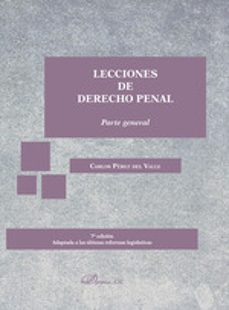 lecciones de derecho penal. parte general-9788411704496
