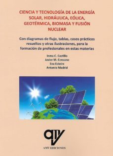 ciencia y tecnologia de la energia solar, hidraulica, eolica, geo termica, biomasa y fusion nuclear-9788412023596