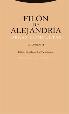 obras completas (vol. vi)-filon de alejandria-9788413641096