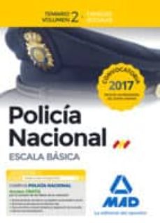 policia nacional escala basica. temario volumen 2-9788414204696