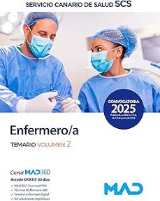 enfermero/a. temario volumen 2. servicio canario de salud scs 2025-9788414297896