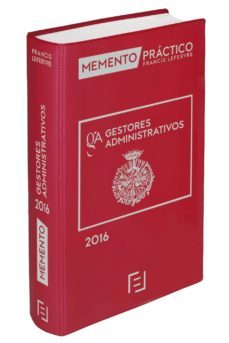 memento practico gestores administrativos 2016-9788416268696