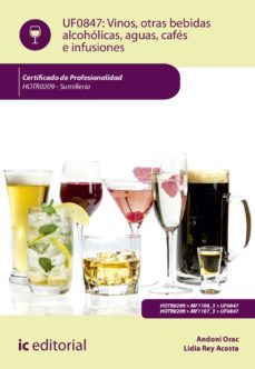 (i.b.d.) vinos, otras bebidas alcoholicas, aguas, cafes e infusiones. hotr0209 - sumilleria-9788416629596