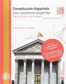 constitucion española para opositores exigentes-9788417534196