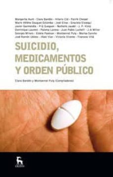 suicidio, medicamentos y orden publico-cuevas, clara bardon-9788424913496