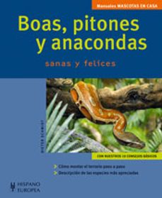 boas, pitones y anacondas sanas y felices-dieter schmidt-9788425517396