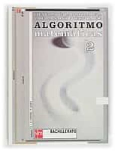 matematicas-algoritmo: ciencias naturales (2º de bachillerato)-9788434893696