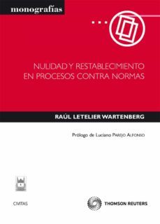 nulidad y restablecimiento en procesos contra normas-raul letelier wartenberg-9788447036196