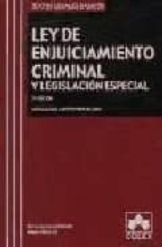 ley de enjuiciamiento criminal y legislacion especial (3ª ed.)-9788478798896