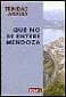 que no se entere mendoza-trinidad ardura-9788483063996
