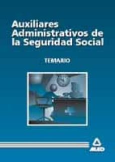 auxiliares administrativos de la seguridad social-temario-9788483111796