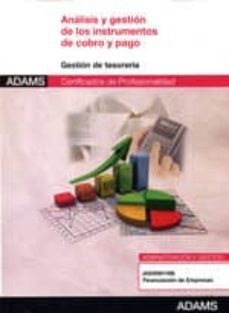 analisis y gestion de los instrumentos de cobro y pago. certificados de profesionalidad. financiacion de empresas-9788490251096