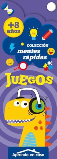 aprendo en casa - juegos mentes rapidas 8+-9788491787396