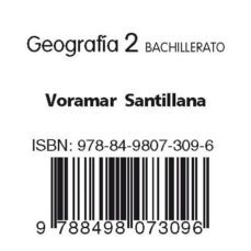 geografia + geografia 2º bachillerato  vora c saber ed 2009-9788498073096