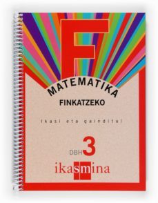 matematika indartzeko dbh3 koadernoa ed 2008-9788498550696