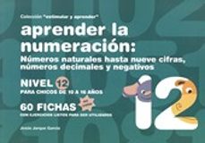 aprender 12(color)numeracion nivel numeros-jesus jarque garcia-9788498963496