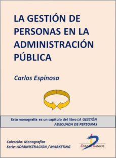 la gestion de personas de la administracion publica (ebook)-carlos espinosa-9788499694696