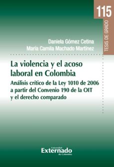 la violencia y el acoso laboral en colombia (ebook)-daniela gómez cetina-maría camila machado martínez-9789587908596