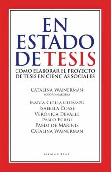 en estado de tesis (ebook)-catalina wainerman-9789875002296