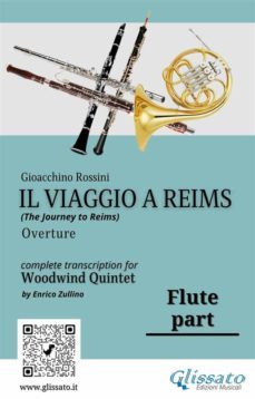 flute part of "il viaggio a reims" for woodwind quintet (ebook)-9791220860796