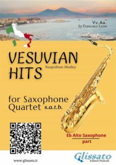 saxophone quartet "vesuvian hits" medley - eb alto part (ebook)-9791220892896