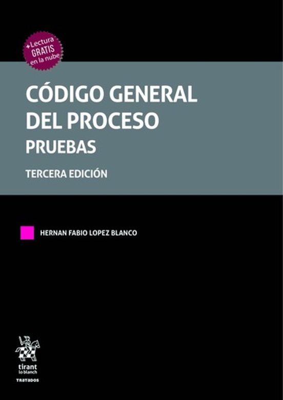 Portada de Código general del proceso. Pruebas 3ª Edición