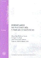 Formulario De Psicometria Y Tablas Estadisticas (u.d.) por Vv.aa. epub