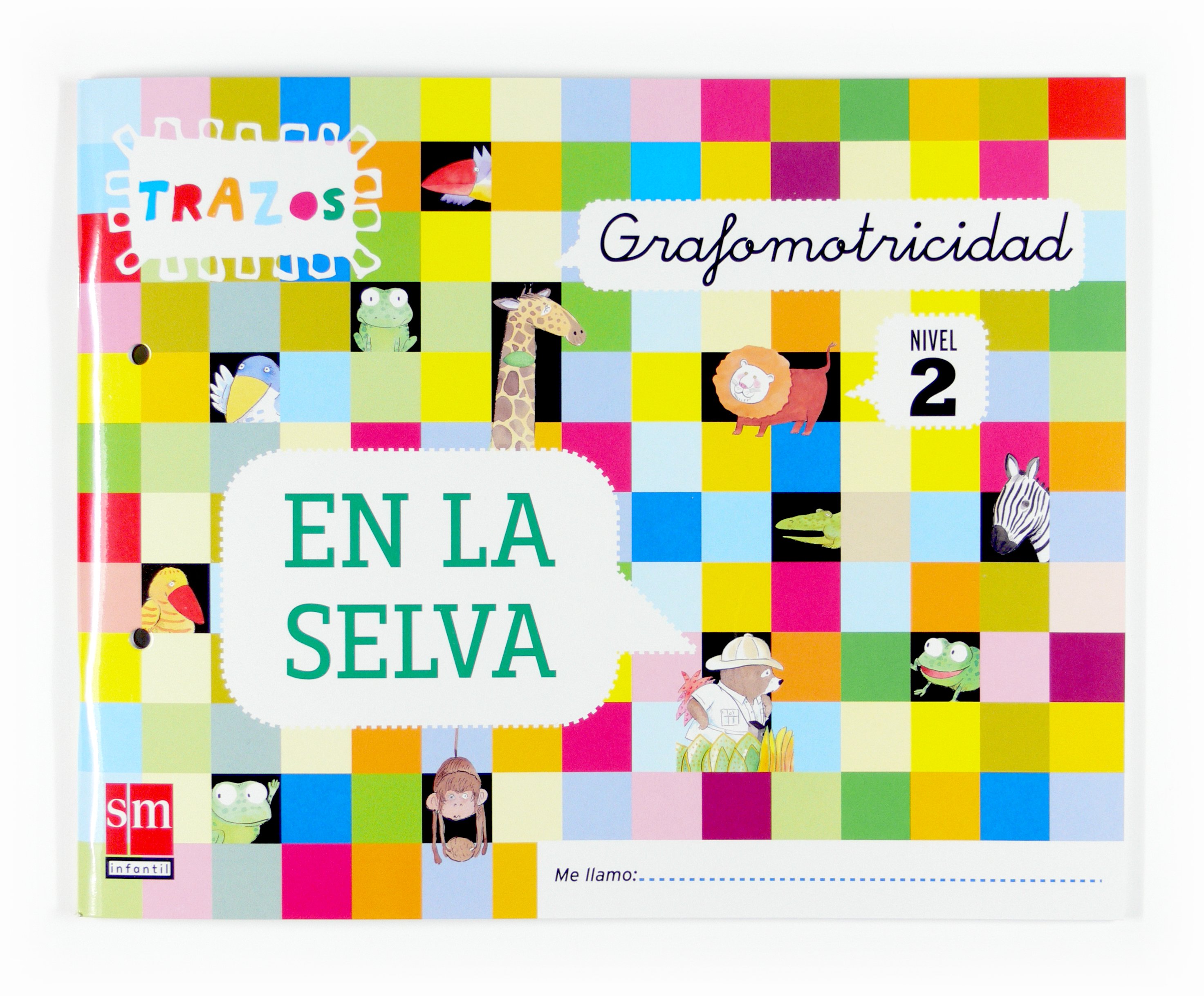 Grafomotricidad 4 Años Trazos En La Selva Educacion Infantil por Varios Autores
