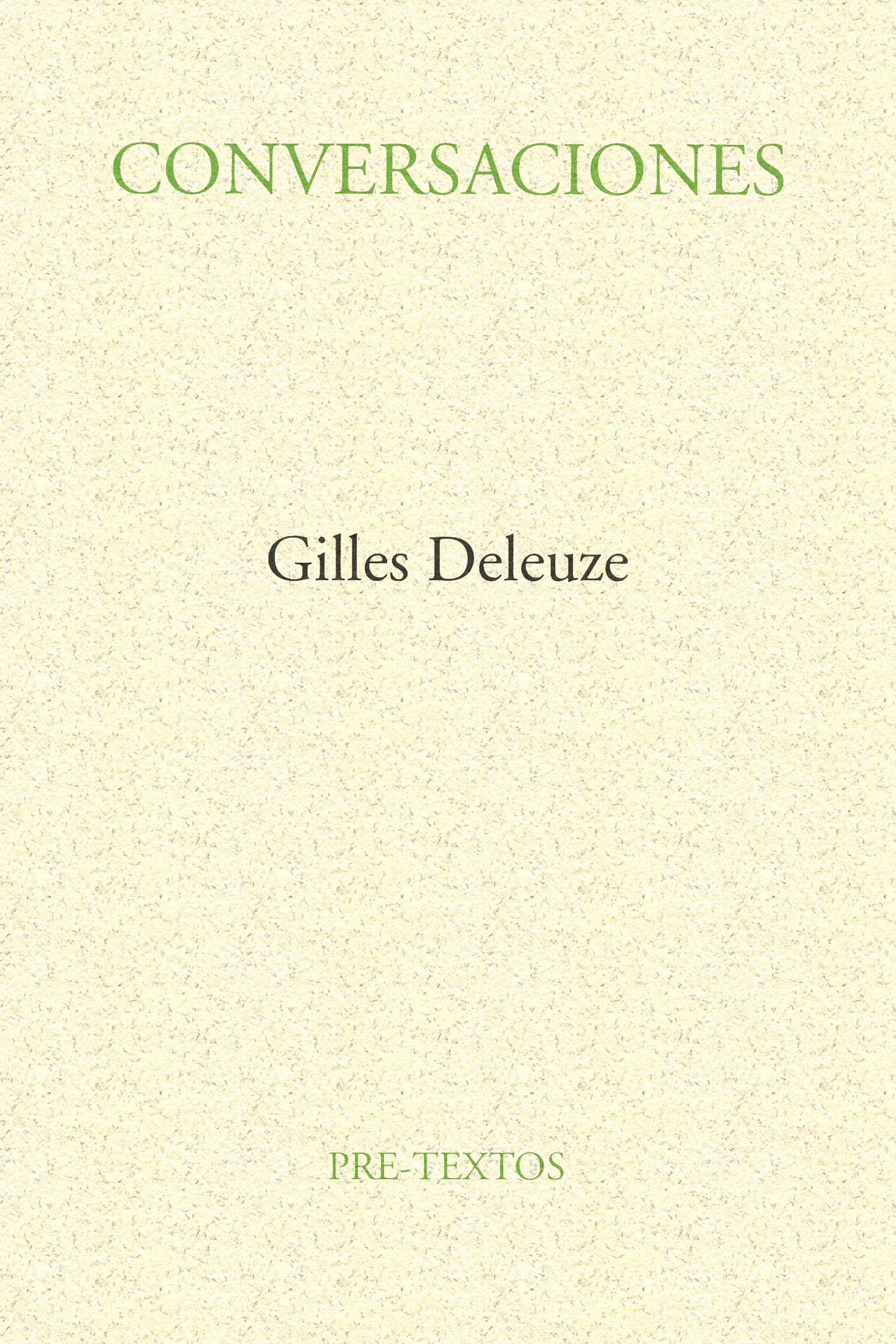 Resultado de imagen para Deleuze, Gilles - Conversaciones